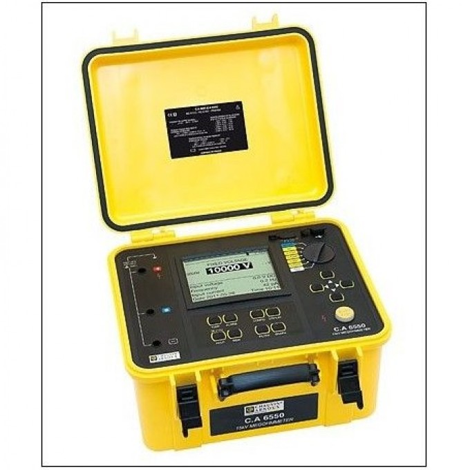 Измеритель изоляции CHAUVIN ARNOUX C.A 6550 до 10 кВ C.A-6550